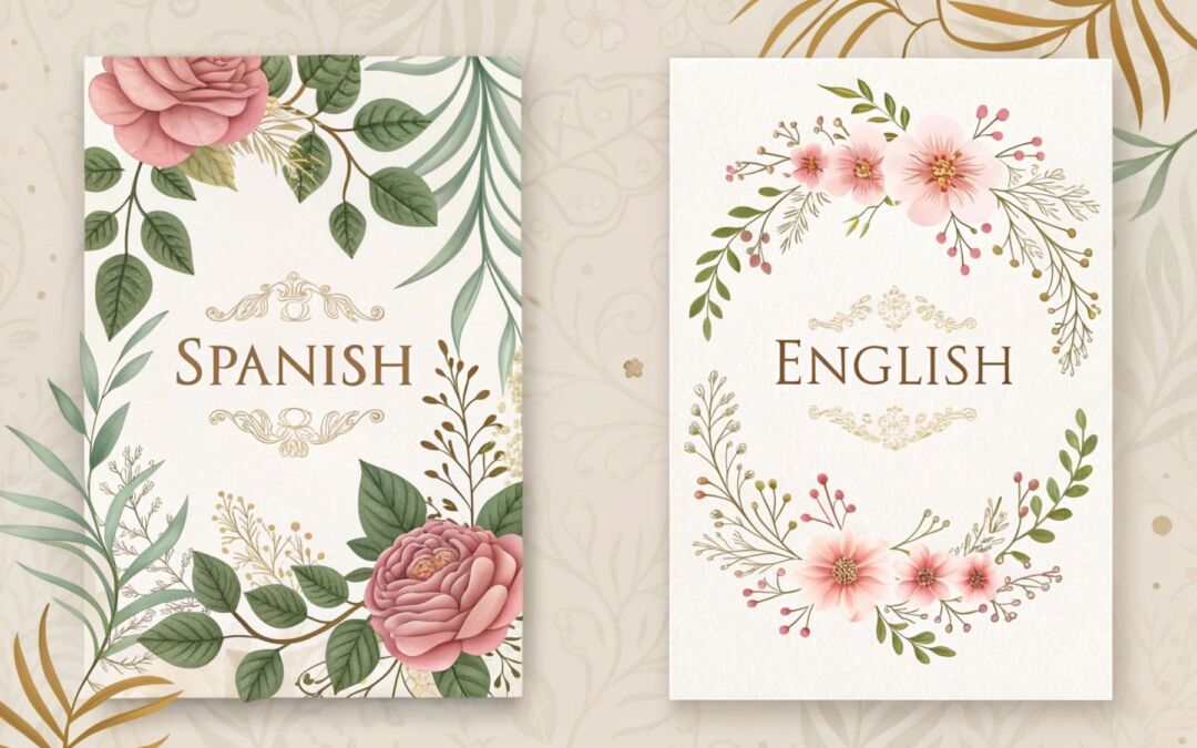 Cómo Personalizar las Invitaciones de tu Boda Bilingüe