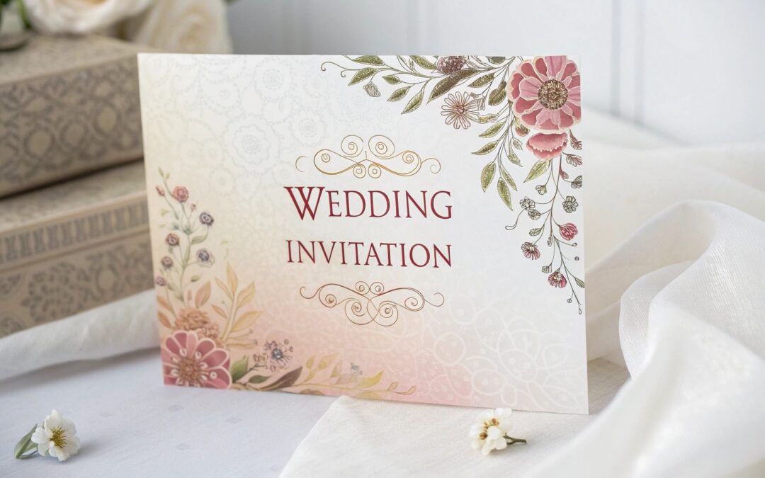 Cómo Diseñar Invitaciones de Boda que Hablen a tus Raíces Culturales